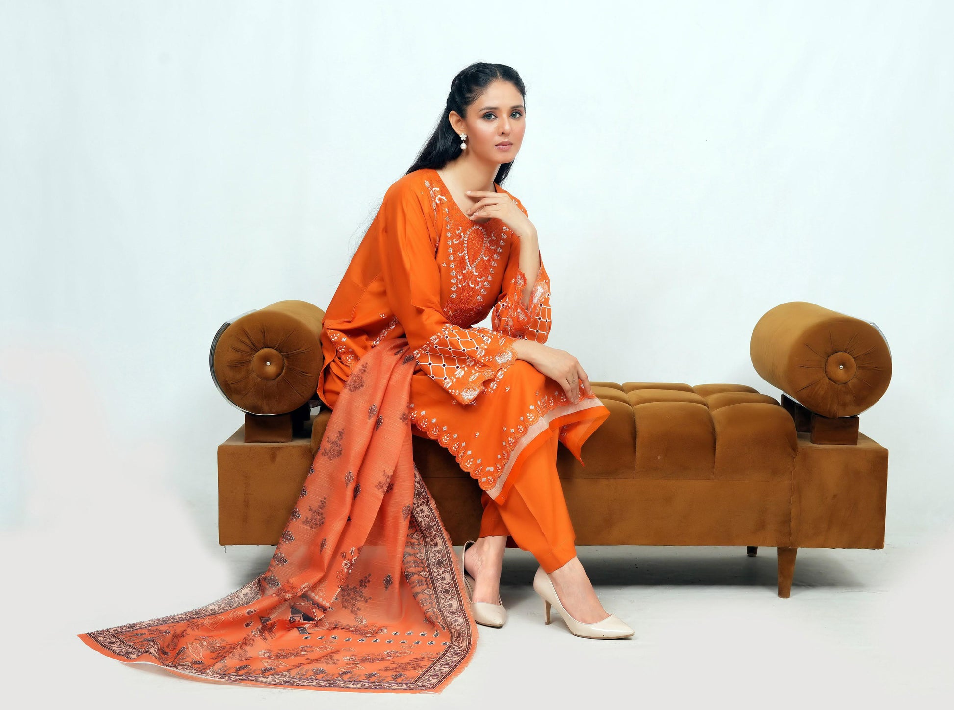 vibrant orange
