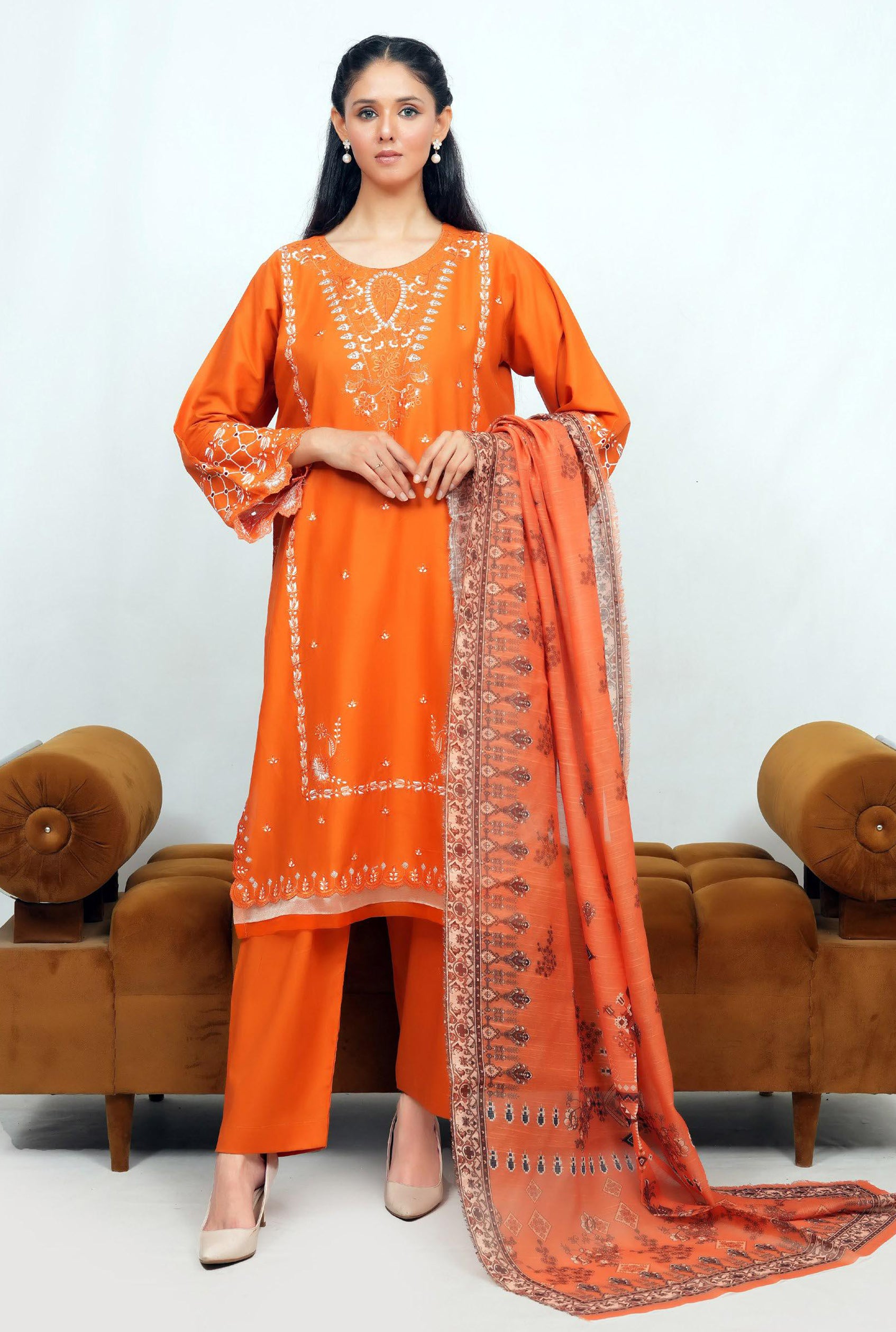 vibrant orange