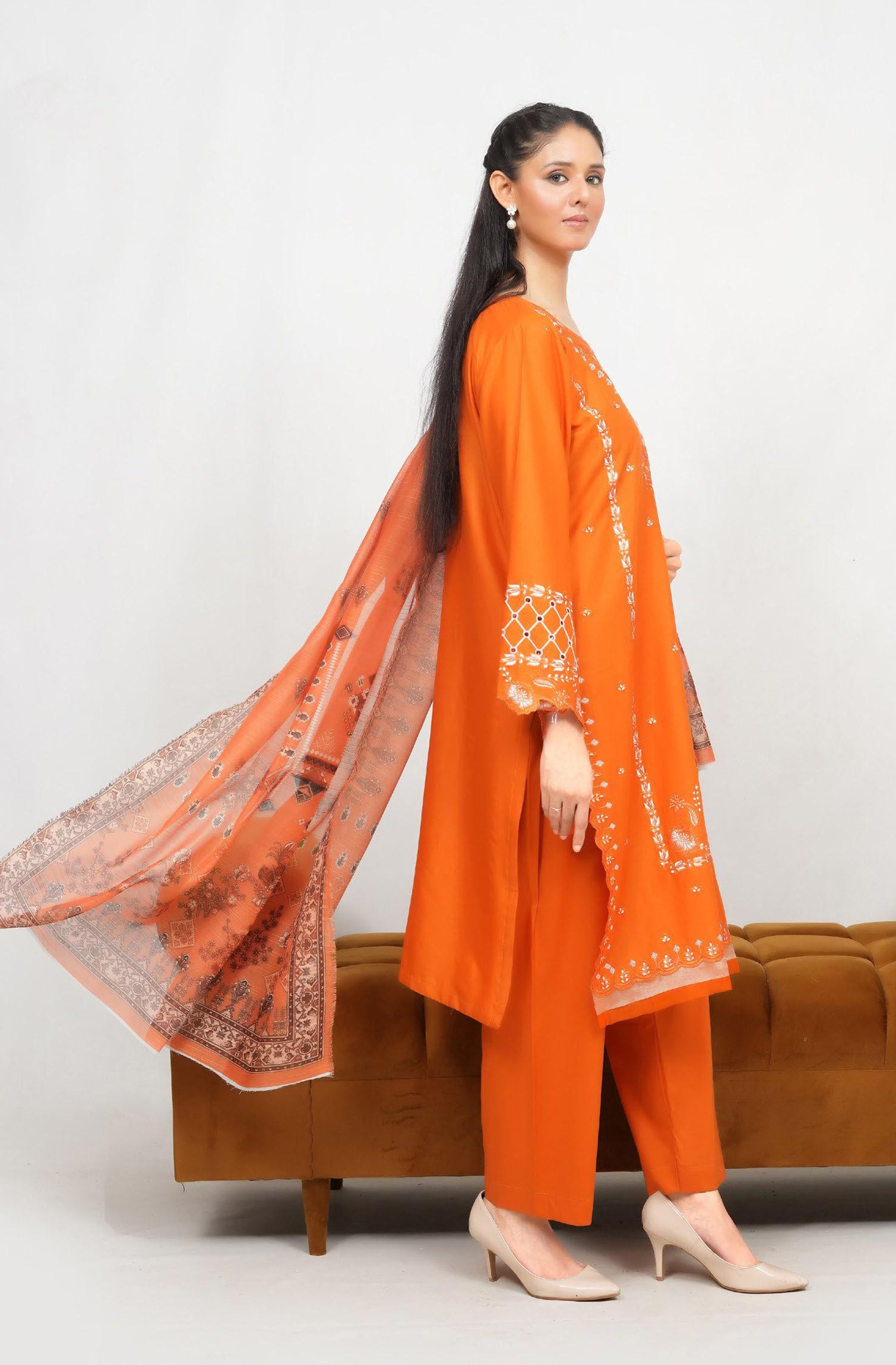vibrant orange